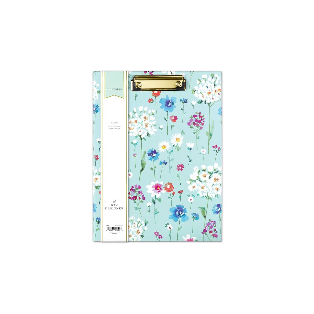 Day Designer Clipfolio with Writing Pad Field of Daisies - Blue Sky (4 packs of )