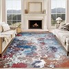 Area Rugs, Washable Rugs for Living Room Soft Rugs for Bedroom, Neutral Modern Low Pile Carpet for Apartment Bathroom Dining Room Hardwood Floor - 2 of 4