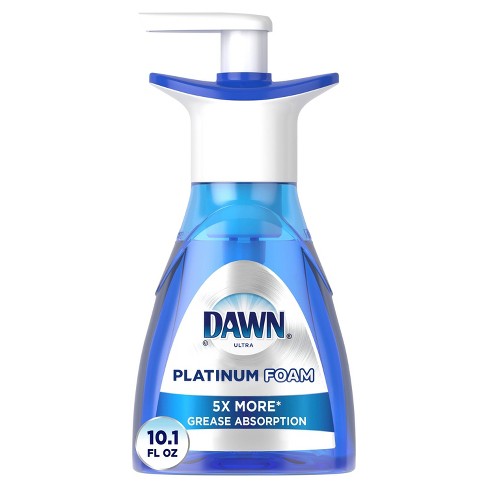 Dawn Fresh Rapids Scent Platinum Dishwashing Foam Pump Soap - 10.1