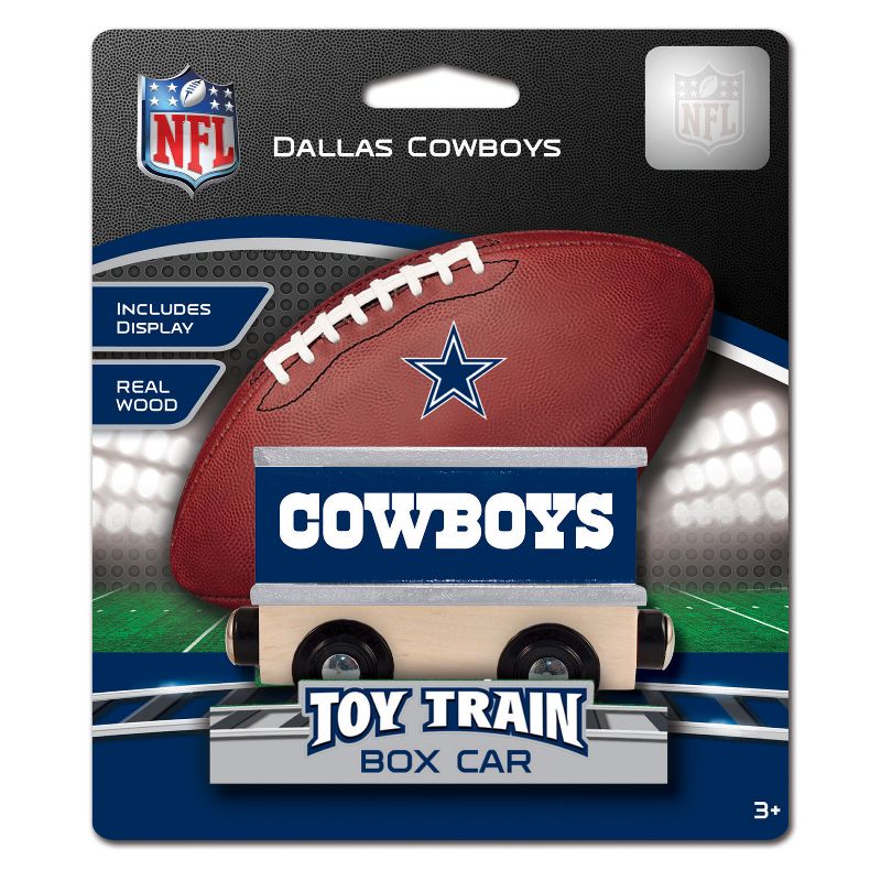 MasterPieces Wood Train Box Car - NFL Dallas Cowboys, 3 of 6
