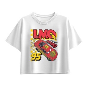 Girls' - Disney - Supercharged Lmq Short Sleeve Boxy Graphic T-Shirt - 1 of 2