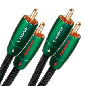 AudioQuest Evergreen RCA Male to RCA Male Audio Cable - 9.84 ft. (3m) - 1 of 2