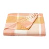 Soft Throw Blanket - Oversized, Luxuriously Fluffy, Vintage-Look and Cashmere-Like Woven Acrylic - Throws by Hastings Home (Desert Blush Plaid) - 3 of 4