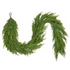 COZONY 6FT Artificial Christmas Garland, Real Touch Norfolk Pine Greenery for Staircase & Mantle - 2 of 4