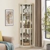 Vynxaria Bar Cart with 2-Side Shelf - Modern Style, 6-Built In Wine Rack, Mobile Design - 2 of 4