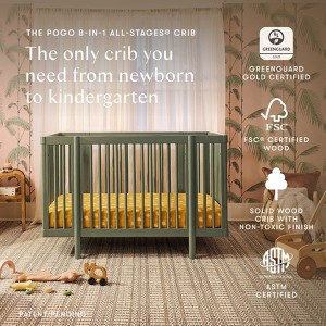 Babyletto Pogo 8-in-1 Convertible Crib with All-Stages Conversion Kits - 1 of 4
