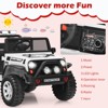 Infans 12V Kids Ride On Truck Remote Control Electric Car w/Lights&Music White - 2 of 4
