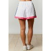 Women's French Terry Short With Sequin Stripe - FANTASTIC FAWN - 3 of 3