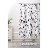 Emanuela Carratoni Autumnal Terrazzo Texture Shower Curtain Blue - Deny Designs: Microfiber, Easy Care, Ring Top - 3 of 4