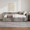 GDFStudio Jerry Twin Size Upholstered Extendable Daybed with Trundle and Storage Drawers - 2 of 4