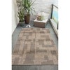 Liora Manne Riviera  Indoor/Outdoor Area Rug Neutral 5'3" x 7'3" Natural.. - 3 of 4