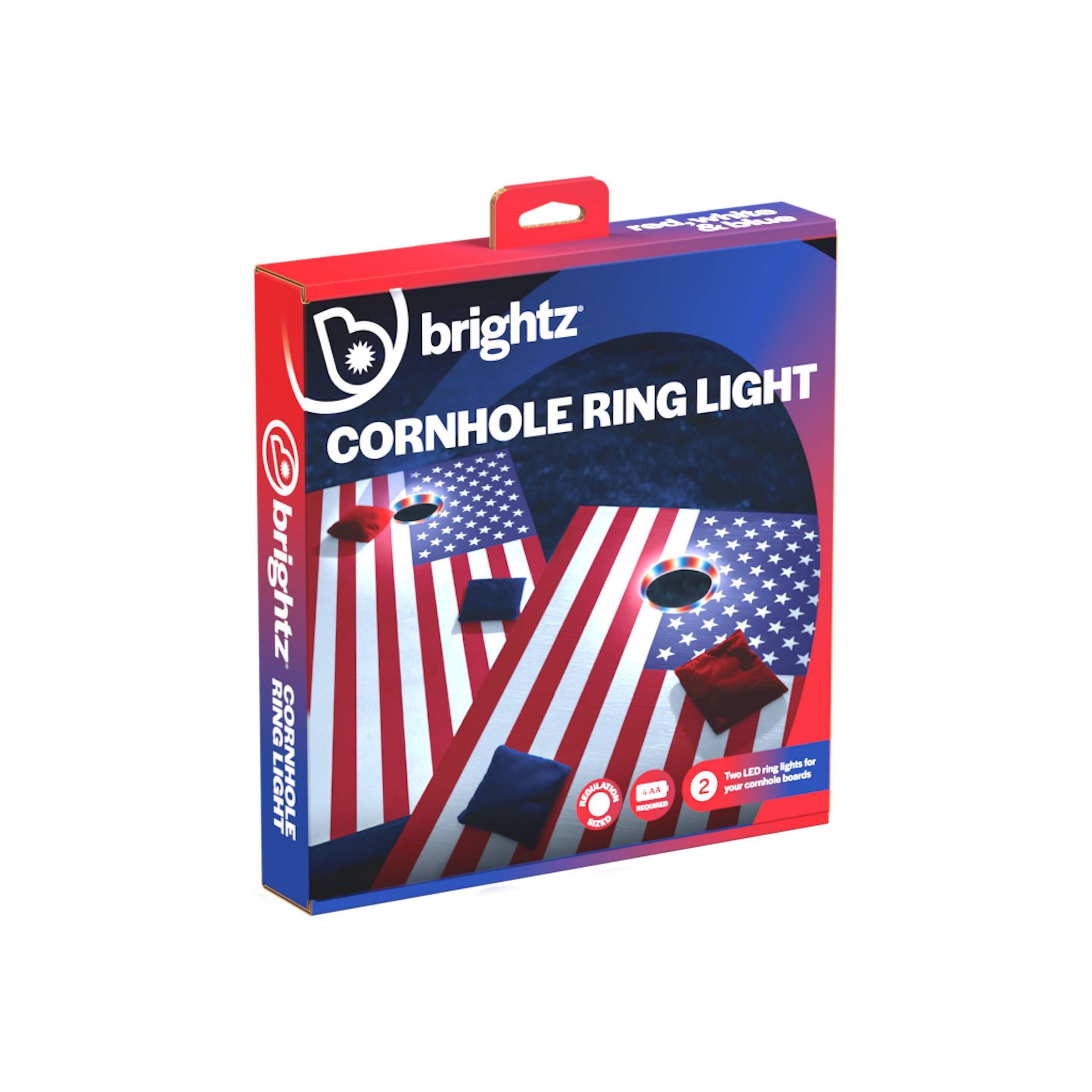 Brightz Patriotic LED Cornhole Ring Light