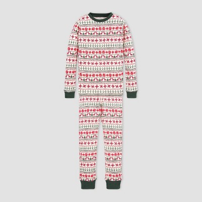 fair isle baby pajamas