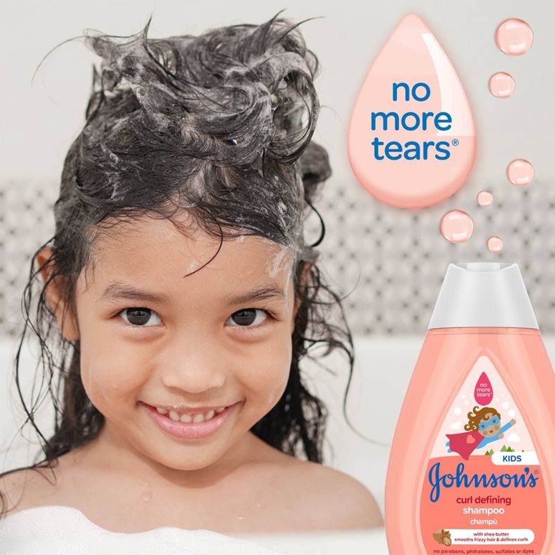 Johnson&#39;s Kids Curl-Defining Shampoo, Shea Butter, for Toddler&#39;s Hair - 13.6 fl oz, 4 of 12