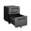 Anybear Rounded 3 Drawer Mobile Filing Cabinet - 4 of 4