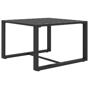 vidaXL Aluminum Coffee Table in Anthracite - Indoor/Outdoor Versatile and Modular Design - Easy to Assemble - 1 of 4