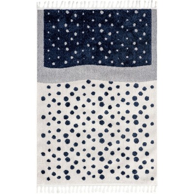 Nuloom Alena Starry Night High-Low Kids Tasseled Indoor Area Rug