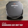 George Foreman GR10B 2-Serving Classic Plate Electric Indoor Grill and Panini Press, Black - 4 of 4