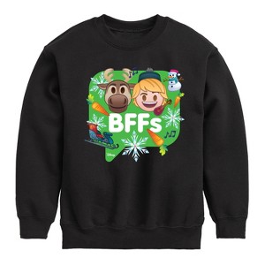 Boys' - Disney - Kristoff Sven Graphic Long Sleeve Fleece Sweatshirt - 1 of 4
