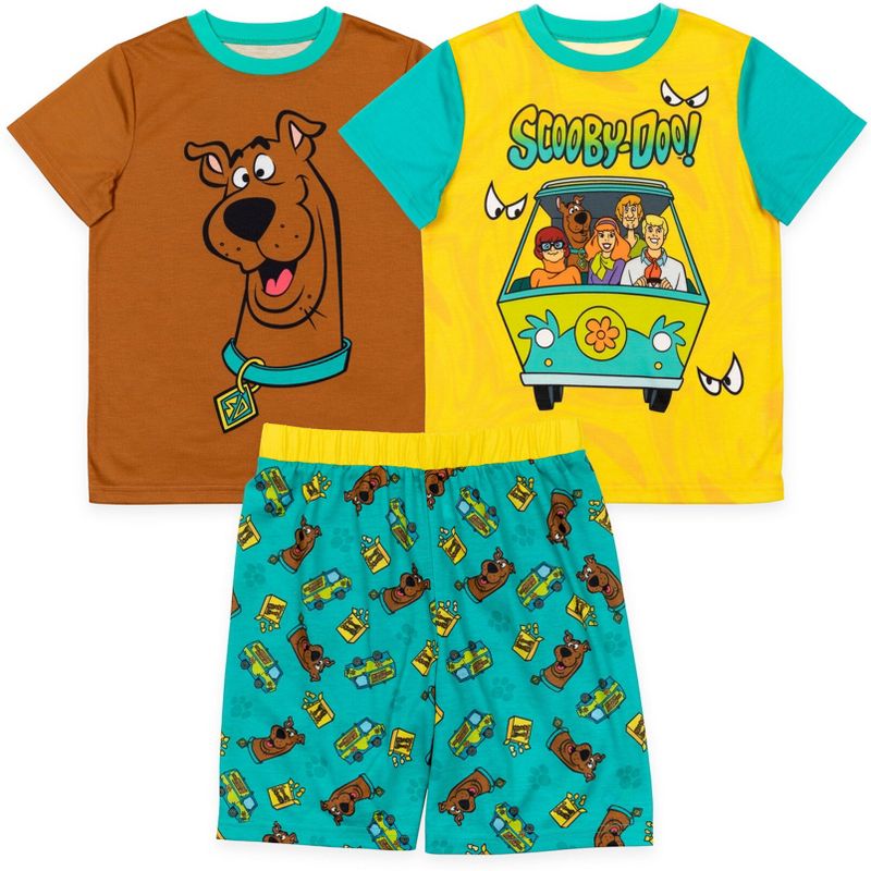 Scooby-Doo Scooby Doo Velma Shaggy Scooby-Doo Pajama Shirts and Shorts Little Kid to Big Kid, 1 of 10