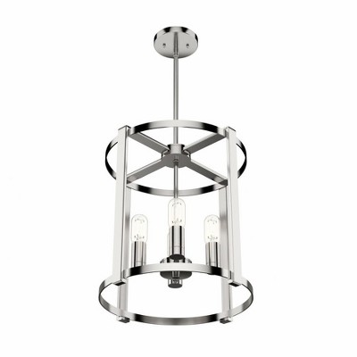 Hunter Fans Astwood 4 - Light Chandelier in  Polished Nickel