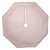 Kurt Adler 60-Inch Ivory Dupion With Center Quilting and Embroidered Border Tree Skirt - 2 of 4