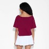 Women's Short Sleeve Off the Shoulder Boxy T-Shirt - Wild Fable™ - 3 of 4
