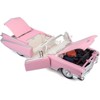 1959 Cadillac Eldorado Biarritz Convertible Pink 1/18 Diecast Model Car by Maisto - 2 of 4