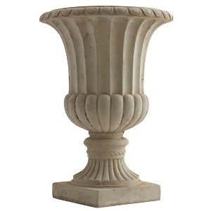 Nearly Natural 20.25-in Large Sand Colored Urn  (Indoor/Outdoor) - 1 of 1