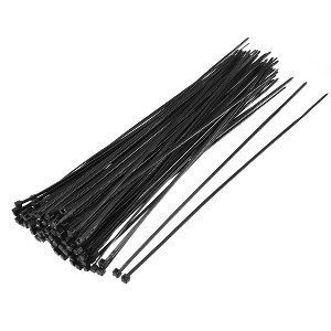 Unique Bargains Nylon Smooth DIY Self-Locking Multi-Purpose Cable Ties 100 Pcs - 1 of 4