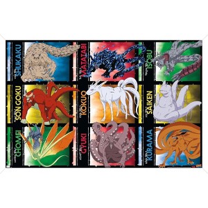 Trends International Naruto Shippuden - Biju Grid Framed Wall Poster Prints - 1 of 4