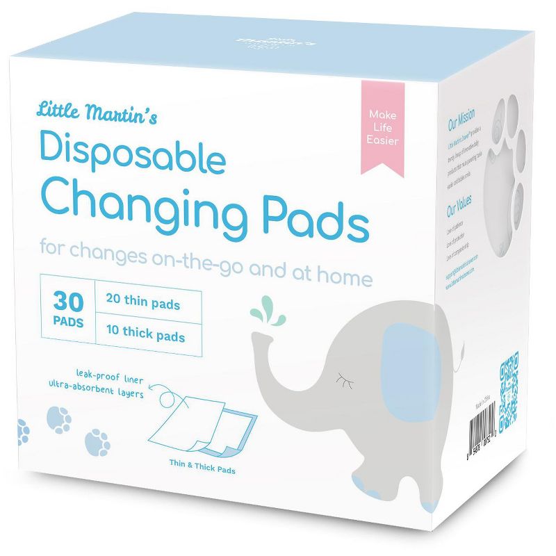 Little Martin's Disposable Changing Pads - 30 Counts, 5 of 7