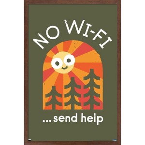 Trends International David Olenick - Distress Signal Framed Wall Poster Prints - 1 of 4