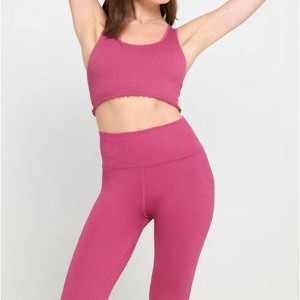 Women's Amor Crop Tank Top - SPIRITUAL GANGSTER - 1 of 3