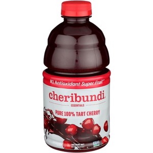 Cheribundi Pure Tart Cherry Juice - Case of 6 - 32 fl oz - 1 of 1