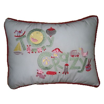 C&F Home 12" x 16" Toy Crazy Embroidered Pillow