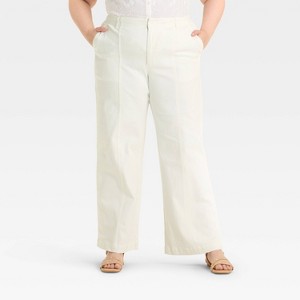 Women's High-Rise Wide Leg Pants - Universal Thread™ - 1 of 3
