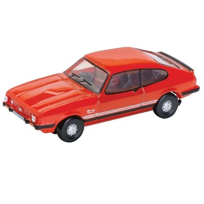 Ford Capri Mk3 RHD (Right Hand Drive) Sebring Red 1/148 (N) Scale Diecast Model Car by Oxford Diecast