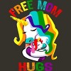 Adult Design By Humans Free Mom Hugs Unicorn Pride By Avocato T-Shirt - 2 of 2