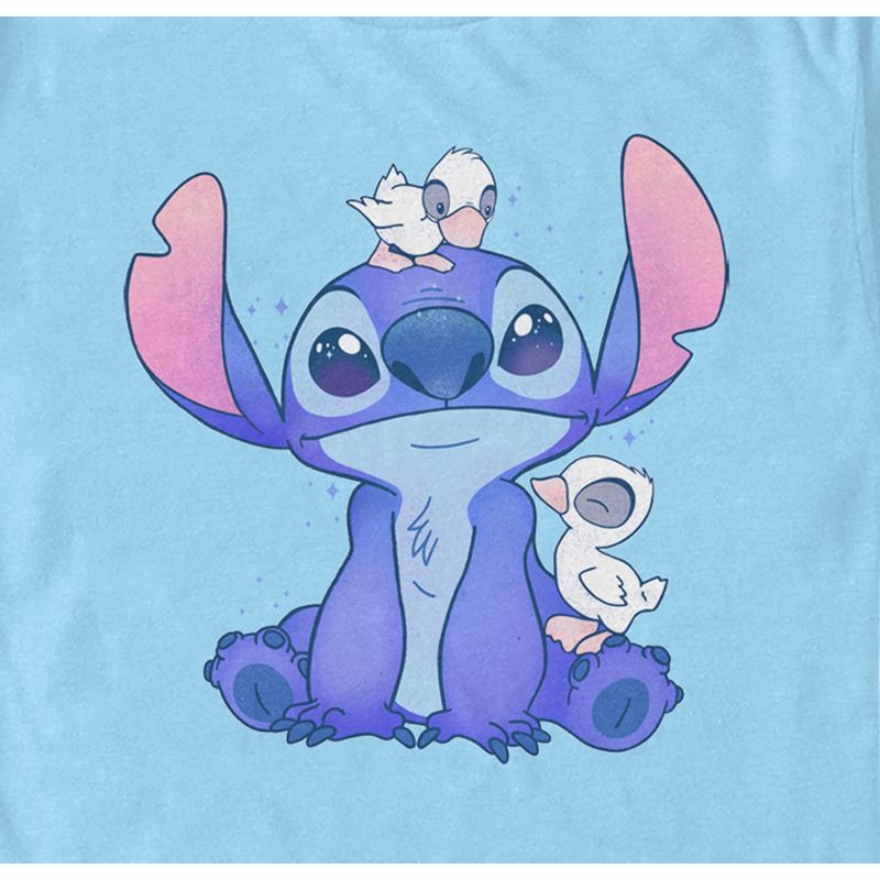 Men's Lilo & Stitch Hanging with Ducks T-Shirt, 2 of 5