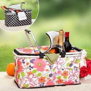 The Lakeside Collection Insulated Picnic Baskets - 1 of 4