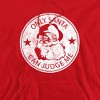 Men's Generic: Christmas Only Santa Can Judge Me This Christmas Pull-Over Hoodie - 2 of 4