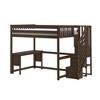 Classic Full High Loft + Desk + Staircase - 2 of 4