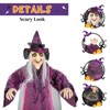 71in Life Size Hanging Witch Talking Halloween Everyday Decoration - 4 of 4