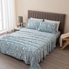Printed Velvet Plush Fleece Sheet Set - Great Bay Home - 2 of 4