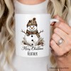 Leopard Snowman Mug, Christmas Gift (Non-Custom Only)| OrnamentallyYou - image 4 of 4