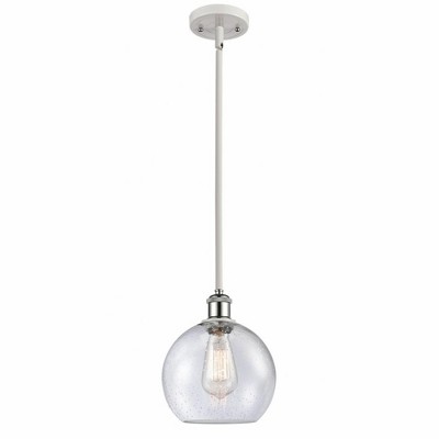 Athens - 1 Light Stem Hung Mini Pendant In Industrial Style-10 Inches Tall and 8 Inches Wide