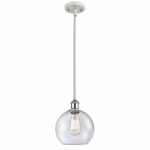 Athens - 1 Light Stem Hung Mini Pendant In Industrial Style-10 Inches Tall and 8 Inches Wide - 1 of 1