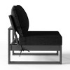 WestinTrends Montara Outdoor HDPE Sectional Armless Chair with Water-Proof Patio Cushions - 4 of 4