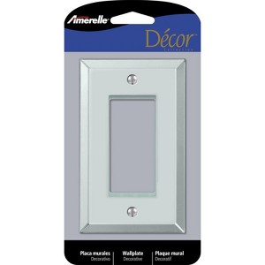 Amerelle Clear 1 gang Acrylic Decorator Wall Plate 1 pk - 1 of 1